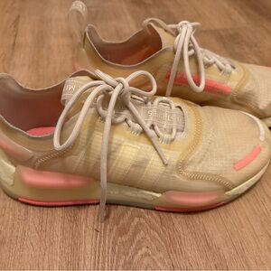 adidas NMD V3 Wonder White Pink Translucent Sneakers 8.5